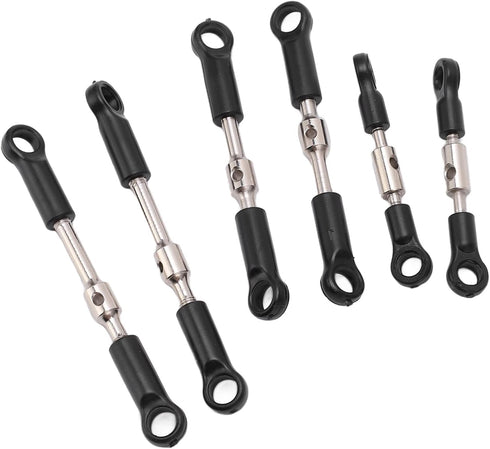 Pssopp RC Tie Rods Set, RC Tie Link Servo Link Rods for WLtoys 144001 144002 124018 124019 124017 124016 Cars