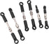 Pssopp RC Tie Rods Set, RC Tie Link Servo Link Rods for WLtoys 144001 144002 124018 124019 124017 124016 Cars