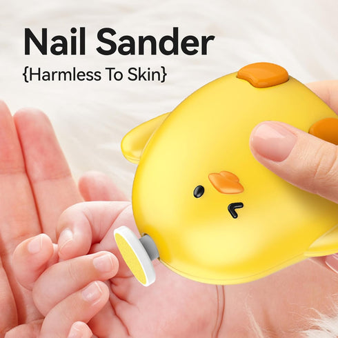 GEREFET Set 6 1 1 Baby Nail File Electric, Gentle Rechargeable Baby Nail Clippers Grooming Kit Manicure for Infant