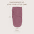 3 Pack 100% 0-3 Mulberry Comfy Cubs Easy Swaddle Blanket, - Cotton Newborn Wrap, Small for Months Infants, Breathable