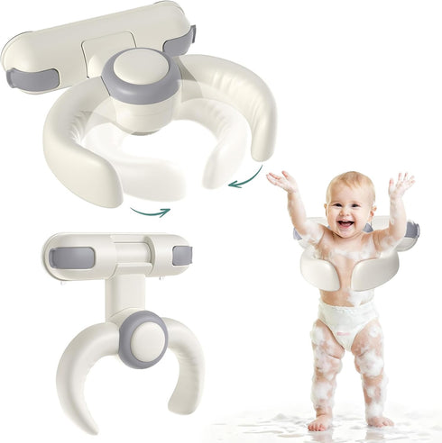 HDUYFYD Baby Bath Stand-Baby Shower Stand Duck with Strong Suction Cups. Foldable Adjustable
