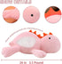 24" 3.4 lbs Pink Weighted Dino Stuffed Toys, Cute Plushie Dolls Pillow Gifts for Kids and Adults