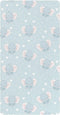 miaozhen Cotton Crib Sheets for Baby Boys Girls Ultra Soft Cartoon Cute Blue