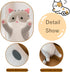 Lonng Gray Cat Plush Pillow Toy, Cute Cartoon Cat Stuffed Animals, Soft Long Body Pillow Gift for Kids (19.68in)