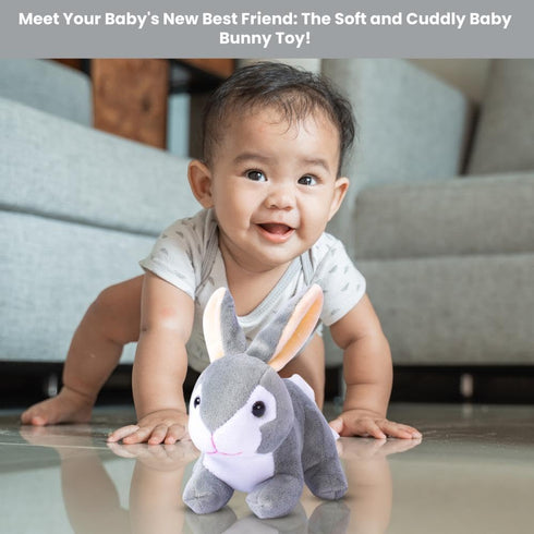 0 Dimple Stuffed Bunny Toy - Baby Bunny Stuffed Animal - Perfect Baby Plush Toy Gift - Cuddly Soft Toys for Children