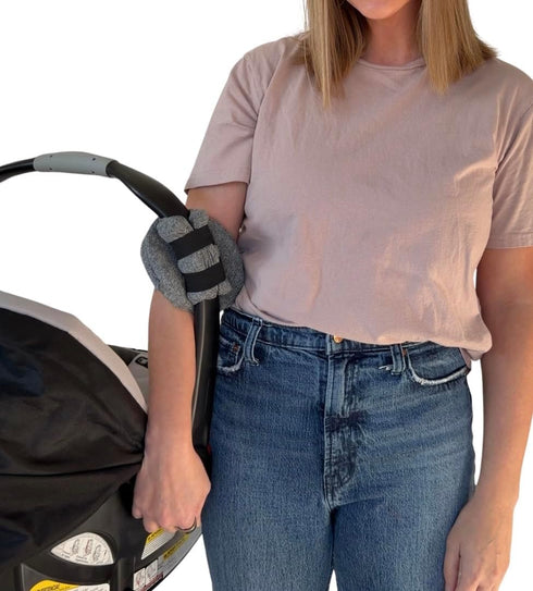 MEMLE Car Seat Handle Cushion Must-Have Baby Accessory for Moms Universal Fit, Dual-Density