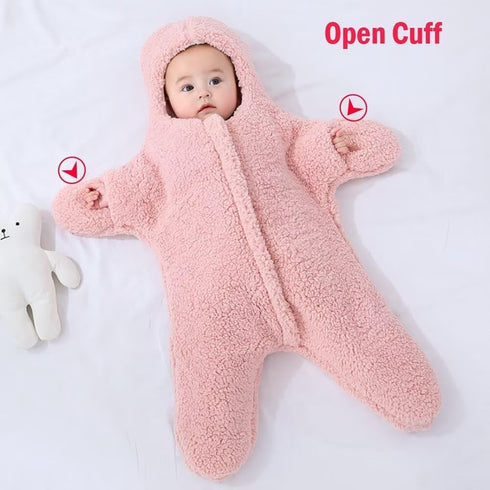 HotBlizi Cute Baby Starfish Onesie Thick Warm Wearable Soft Newborn Baby Infant Swaddle Wrap Sleeping Sack