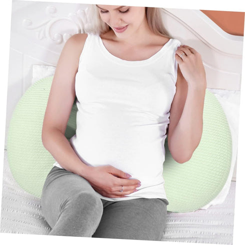 Levemolo U-Shaped Pregnancy Pillow Lumbar Support Multi-Functional Maternity Waist Pad for Side Sleeping Comfortable