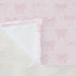 Selgkds 30x40inch Pastel Pink Bows Baby Blankets for Girls Preppy Girly Ribbons Swaddle Receiving Blanket Toddlers