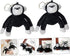 2pcs Plush Monkey Keychains, Stuffed Orangutan Gorilla Keyrings, Cute Animals for Backpacks, Monkey Stuffed Animal