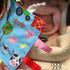 The Learning Lovey 5 Tummy 8" 8" Baby Sensory Farm Animal Crinkle Tag Toy for Developing Senses - Learning Shapes