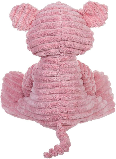 Apricot Lamb Plush Toys, 8.5 Inch Corduroy Pig Stuffed Animal, Soft Cuddly Gift for Child