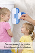 Loo Kids Flushable Wipes Dispenser Fits Standard Size Flushable Wipes Only No-Drill Suction Mount, Blue Potty Training