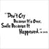 HACASO Don't Cry Bedroom Quote Decals for Home Wall Stickers, Nursery Room Decor