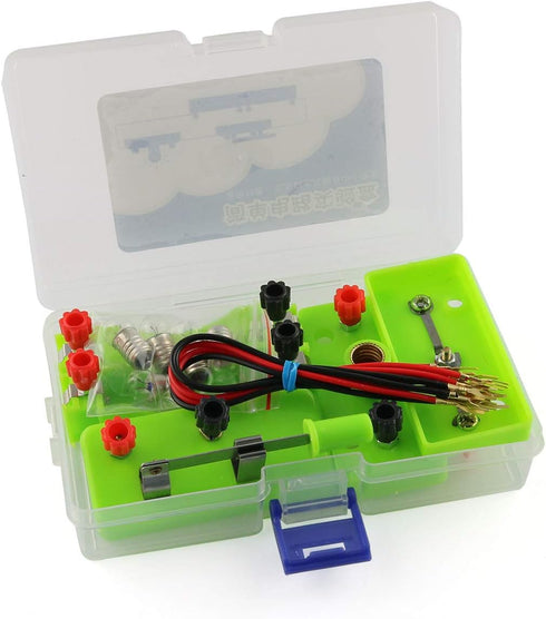 E-outstanding Circuit Learning Kit, Simple Circuit Physics Electrical Experiment Box, Physics Teaching Instrument