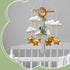 Forest Green Dragon Crib Mobile - Nursery Decor with Green Leaf Design