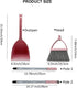 Kids Broom and Dustpan Set, Mini Dustpan and Broom for Children Housekeeping Pretend Play Cleaning Tools (Pink)