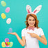 150-Pack, 2.25" The Dreidel Company Fillable Easter Eggs Pastel Colorful Bright Plastic Easter Eggs with Hinge, Perfect