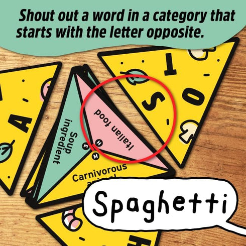 P for Pizza Board Game: Build a Giant Pizza Before Anyone Else, Family Travel Game for Adults and Kids