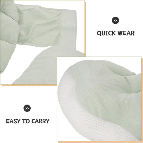 Maternity Pillow for Pregnant Women Back Support Adjustable Belly Wedge Pillow Soft Breathable for Side Sleeping