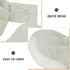 Maternity Side Pillow and Back Support for Pregnant Women, Adjustable Full Body Belly Pillow with Breathable Green