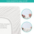 100% Cotton Bassinet Sheets - 2 Pack, Ultra Soft Sheets for 4moms MamaRoo Sleep Bassinet, White