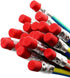 35 PCS Colorful Flexible Soft Bendable Pencil with Eraser, Magic Striped Pencil for Children and Students, Valentine's