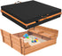 Cover,600D 8.1 Bottom.77 77" 8" Outdoor Square Sandboxes Waterproof Oxford Fabric with Two Reflective Carrying Handles