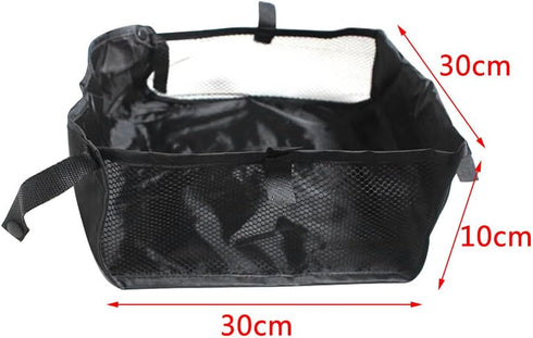 Baby Stroller Basket, Organizer Bag for Pram Pushchair Shopping Storage Case with Mesh Netting