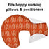 Culclendy Nursing Pillow Cover, Breastfeeding Pillow Cover, Rust Nursing Pillow Cover, Breastfeeding Pillow Slipcover
