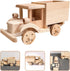 Kisangel Christmas Decorations - 2 Sets Wooden Car Model 3D Unfinished Puzzles Build Car Kit for Home Ornaments