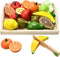 CARLORBO Wooden Toys for 2 Year Old - Pretend Play Food Set for