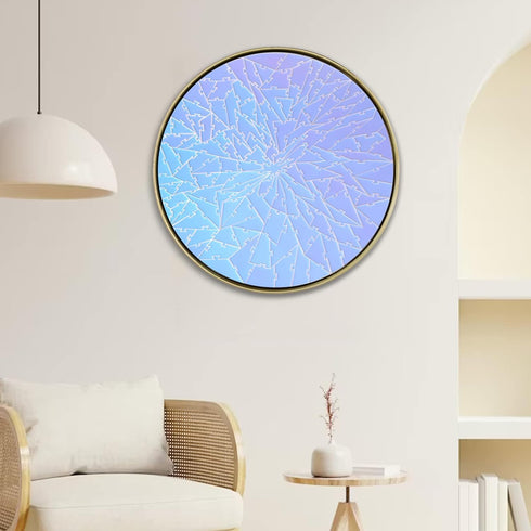141 ZZYFGH Unique Jigsaw Puzzle, Impossible Challenge Pieces Round Broken Color Changing Iridescent Acrylic Puzzles