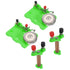 PATIKIL Physical Experiment Set - 2 Set Electric Bell Magnetism Kits for Educational Learning and Teaching, Green