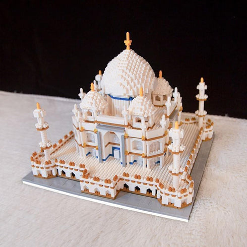 Building Blocks Architecture Taj Mahal Micro Mini Block Set - 4146 Pieces 3D Puzzle Toys for Kids and Adults