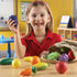 17 18 Multicolor,8 9 Learning Resources Fresh Picked Fruit And Veggie Tote, Piece, Age months+, L x W