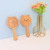 Yuly Set Baby Hair Brush Bamboo Hair Comb Toddler Bathing Head Brush Head Massager Brush Kids Hair Grooming Comb Baby