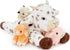 Sets, 22 Inch Mommy 3 Tummy,Soft 4Pcs Tezituor Large Lamb Stuffed Animal Toys Spot Lamb Plush with Cute Babies