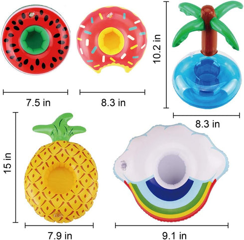 E-TING 11 Items, 3 Pcs Doll Beach Bikini Swimsuit + 3 Pcs Swim Ring + 5 Pairs Shoes for 11.5 Inch Girl Doll (Random