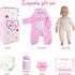 17-inch Aori Baby Dolls Realistic, Lifelike Soft Body Baby Girl That Look Real with Feeding Kit Included, Ideal Gift