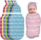 Custom Baby Swaddle Blanket & Hat Set for Boy Girl Personalized Name