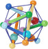 Manhattan Toy Skwish Color Burst Rattle and Teether Grasping Activity Toy