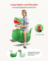 QPAU Inflatable Bouncy Dinosaur Toys, 2 PCS with Hand Pump, Heavy Duty Giant Bouncy Pal for Kids Ages 5+