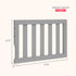 Dream On Me Universal Convertible Crib Toddler Guard Rail In Silver Grey Pearl, Compatible With Select Dream On Me