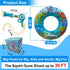 Inflatable Pool Float with Water Gun, Floaties for Kids Ages 8-12, Beach Inner Tubes for Summer Fun Pool Party