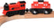 SainSmart Jr. Wooden Train Set Accessories, 2 PCS Motorized Train for Toddlers