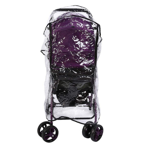 GOTOTOP Baby Stroller Cover, PVC Universal Waterproof Rain Cover, Dust Wind Shield Pram Accessory (21.7 x 29.5 x