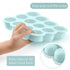 12 2.5oz, Samuelworld Baby Breast Milk and Food Storage Container, Portions x Stackable Food Grade Silicone Tray