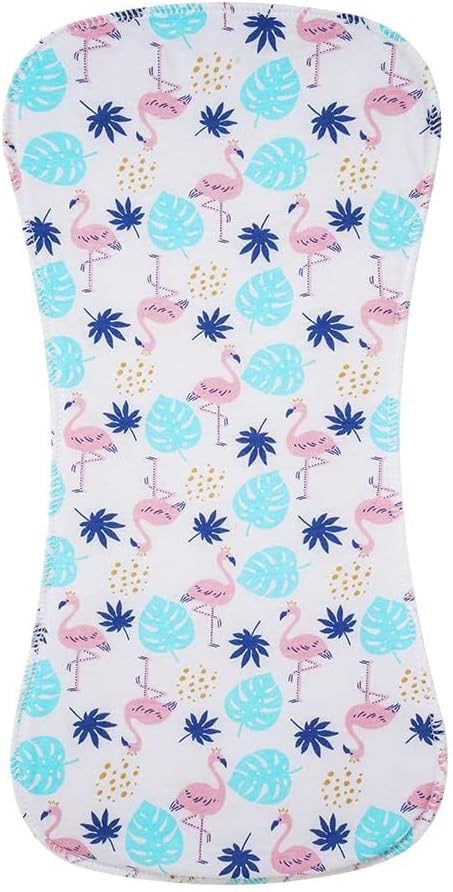 Gelisite 6 Pack (Pink02) Cotton Baby Burp Cloths Extra Absorbent Soft for Baby Boys and Girls