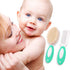 Baby Hair Brush and Comb Set for Newborns & Toddlers, Natural Soft Goat Bristles for Cradle Cap